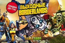 Cкидки до 75% на серию Borderlands! GTA V за 899 руб.